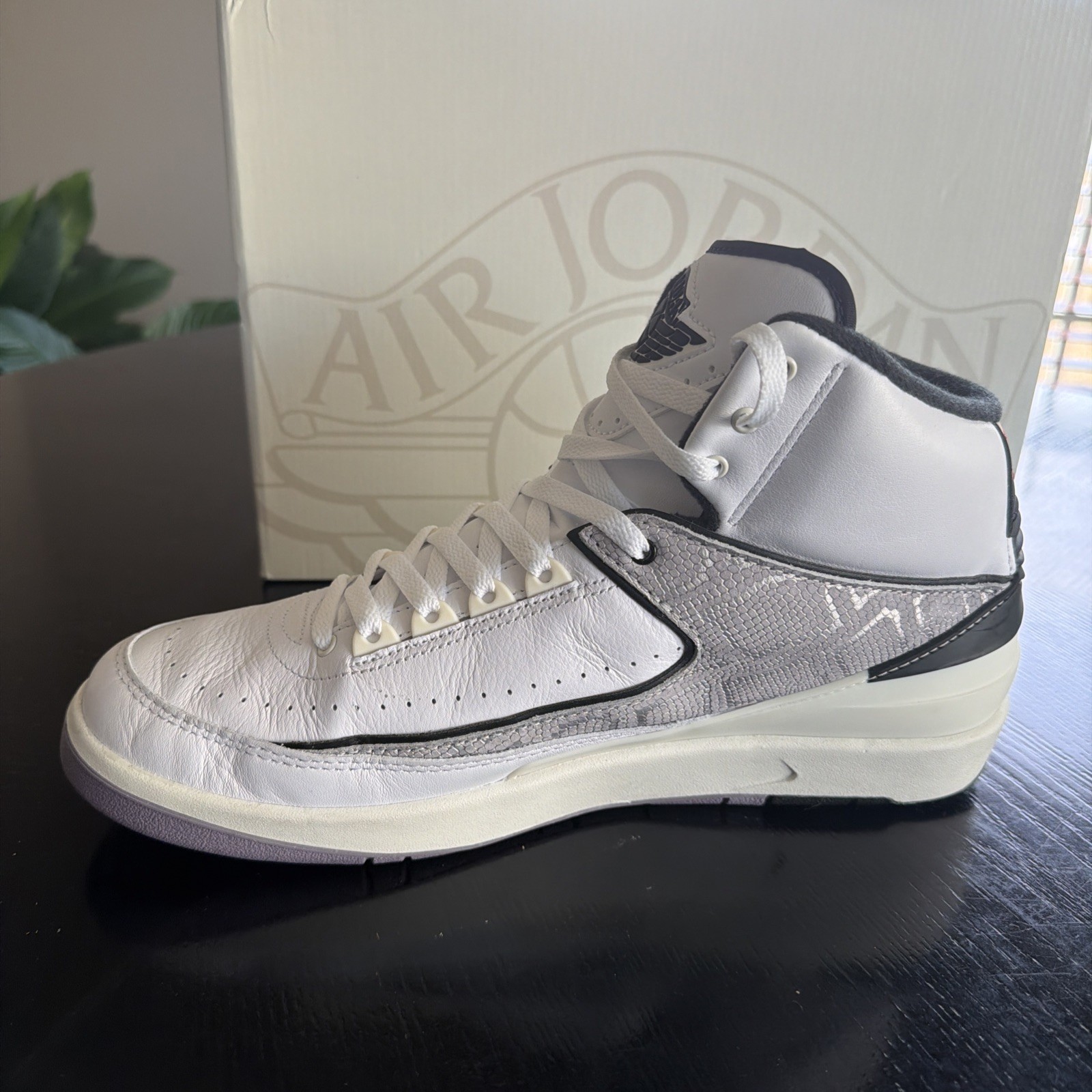 AUTHENTIC Nike  Air Jordan Retro 2 Python High Si… - image 6