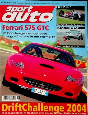1) Sport Auto 08/2004 - Lamborghini Murcielago Roa - Aston Martin Vanquish mit