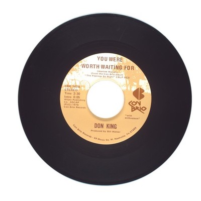 Don King - You Were Worth Waiting For; Don't Get Around Much - 45 RPM 7'' (G)