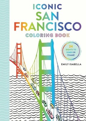 Iconic San Francisco Coloring Book by Emily Isabella (English) Paperback Book