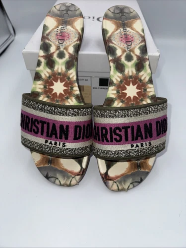 Christian Dior Dway Kaleidoscope Slides Size 41 - Picture 1 of 15