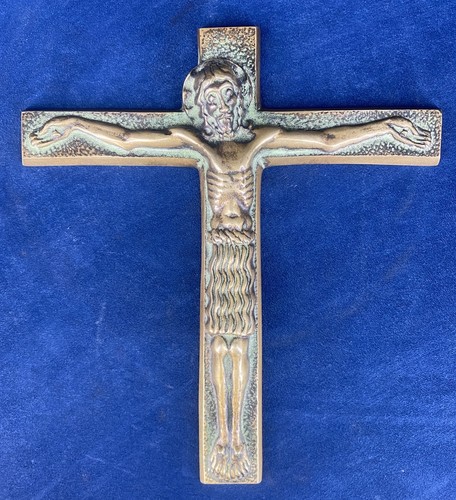 Crucifix bronze Max Le Verrier