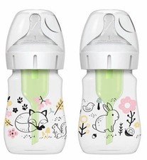 Dr. Brown's Natural Flow Options Wide Neck Anti-Colic Bottles Slow Flow 2pk 5oz