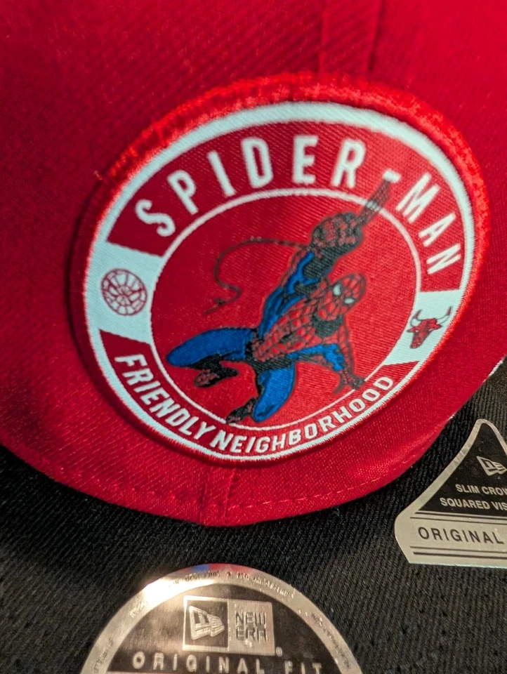New Era x Marvel Chicago Bulls Spider-Man 9Fifty Snapback Hat Adjustable Foto 4 de 4