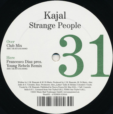 Kajal - Strange People - German 12'' Vinyl - 2004 - Le Bien Et Le Mal