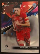 2021 Topps Finest UEFA Champions League Benjamin Sesko #4 RC Salzburg