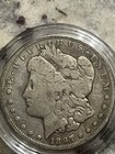 1897 Morgan Silver Dollar $1 0.900 Fine San Francisco Business Strike — photo 3