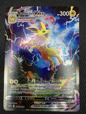 Jolteon VMAX SWSH184 Black Star Promo Alt Art Pokemon | eBay