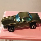 HOT WHEELS REDLINE  MERCEDES BENZ 280SL OLIVE COLOR WHITE SEATS ORIGINAL CAR