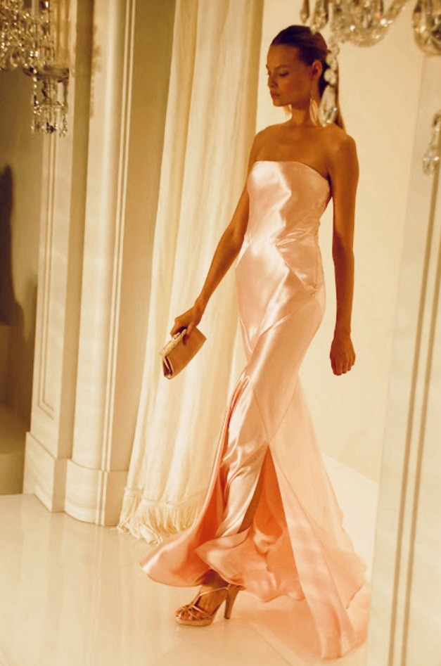 Ralph Lauren Runway Purple Label Collection 2012 Met Gala Silk Dress Gown  US 6