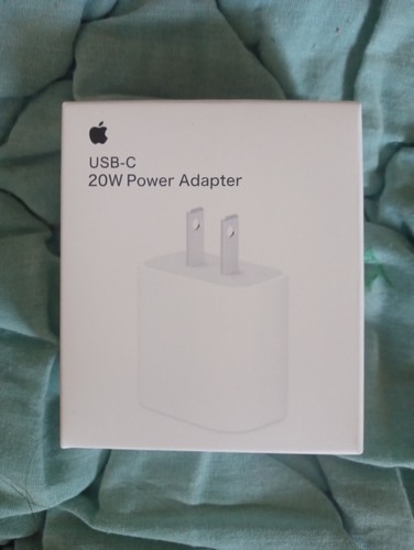 Apple 20W iPhone & iPad USB-C Wall Power Adapter NEW SEALED