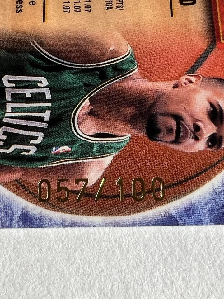 Celtics Kentucky #57/100 Ron Mercer Atomic Refractor Sp 47 1998-99 Bowman’s Best - Image 4 of 4