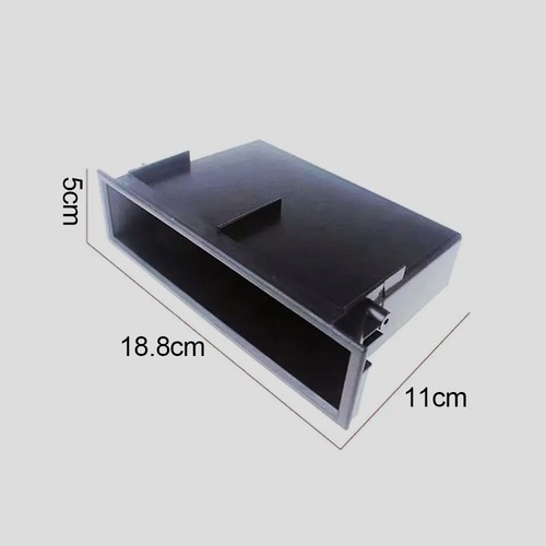Car Single 1 Din Dashboard Radio Installation Pocket Storage Boxes Universal - Foto 3 di 8