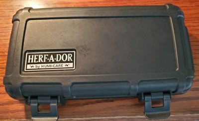 Herf a Dor Portable Humidor Cigar Caddy 5 Stick Travel Case