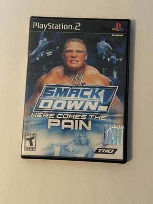 WWE Smackdown Here Comes The Pain Sony PlayStation 2 CIB Clean Tested Working