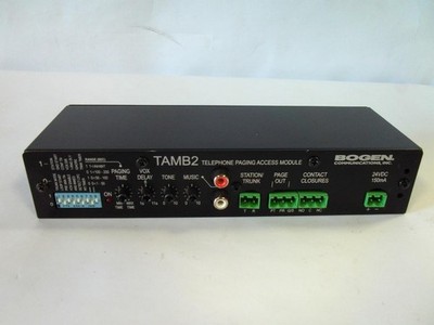 Bogen Communications TAMB2 Telephone Paging Access Module