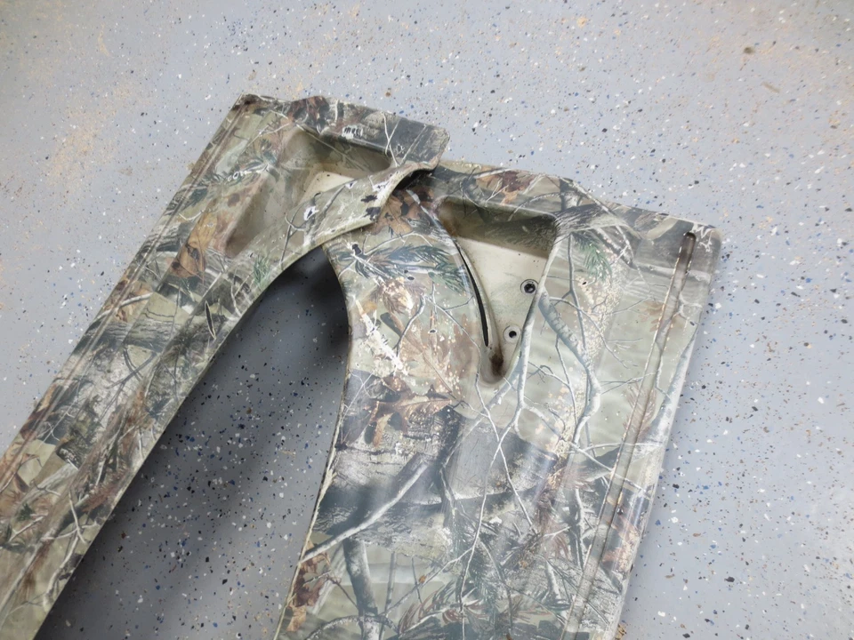 Yamaha Rhino 660 2005 usado OEM plataforma trasera izquierda derecha paneles laterales camuflaje Foto 4 de 4