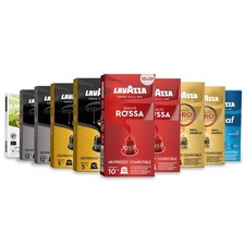 Lavazza Variety Pack 100 Nespresso Original Aluminium Capsules Coffee - Free P&P 0.38 per lighter