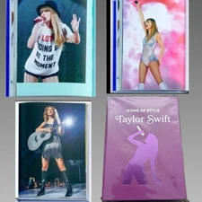 Graphic Image: Icons of Style Taylor Swift Pink Textured Luxe Leather Hardcover