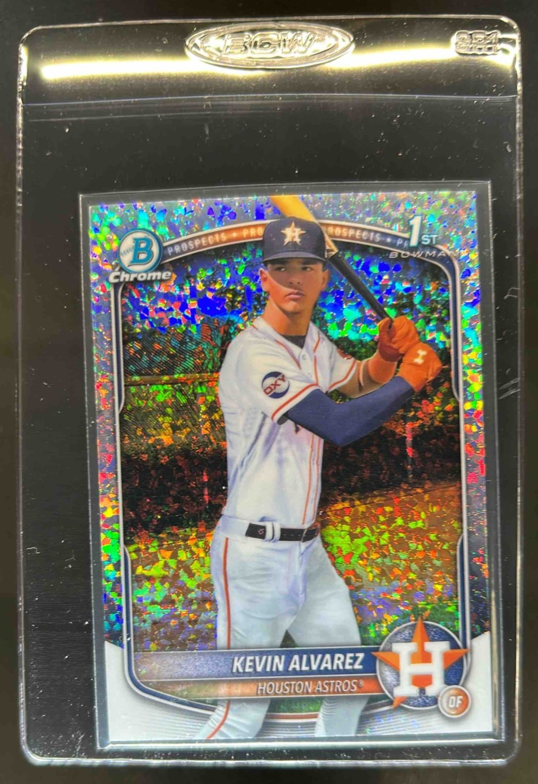 2025 Bowman Chrome Kevin Alvarez Mini Diamonds Refractor 1st #BCP-227