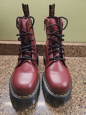 Doc Martens Jadon Platform Boots Reddish Brown Women s 7 New no box