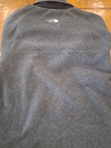 The North Face Full Zip Fleece Jacket Outdoor Hiking Gray Mens Size M TNF Polart - Picture 5 of 6