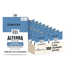 Alterra Sumatra Freshpacks Works Only with Brewers, Dark Roast Case of 100