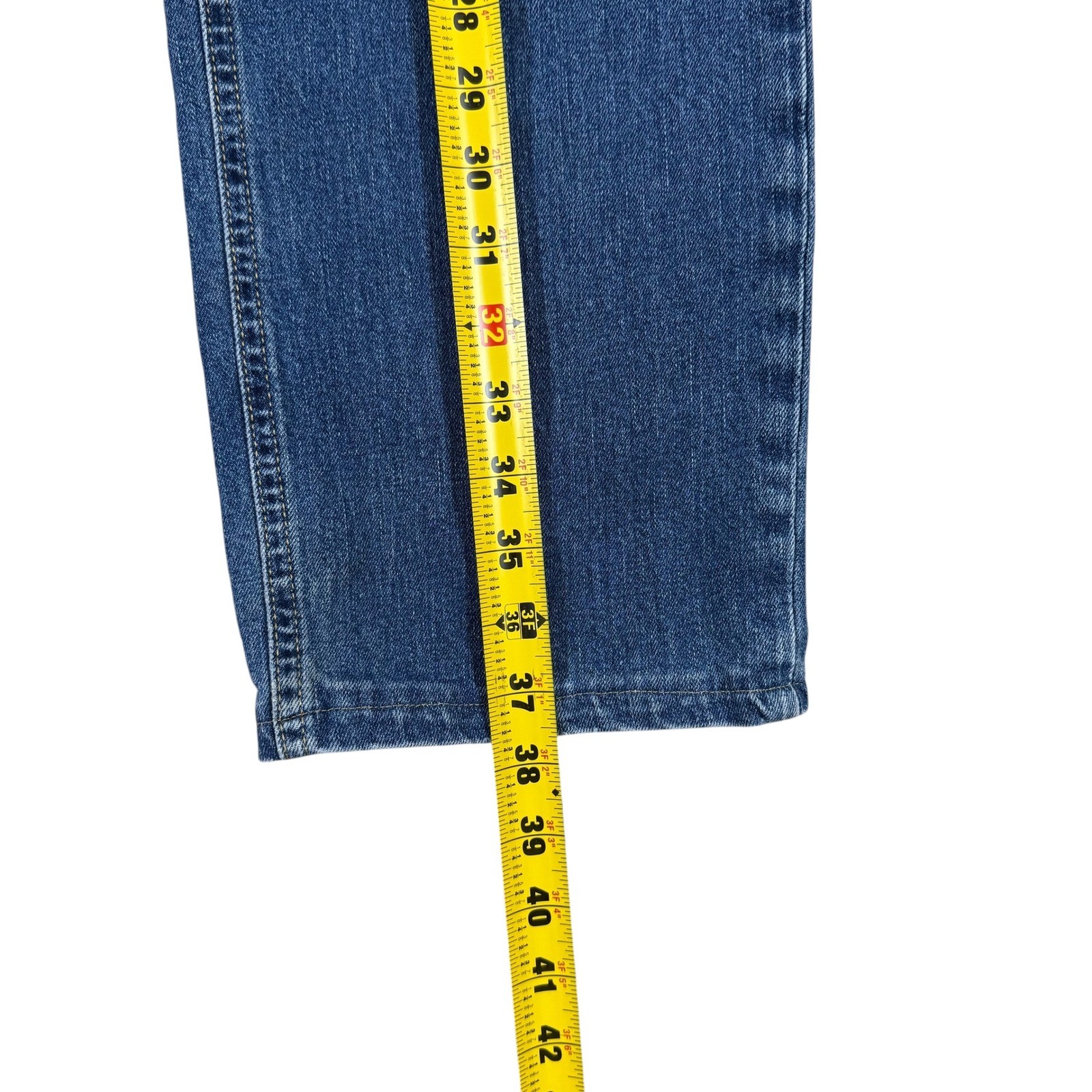 Levi's 541 Men's Jeans 36x34 Athletic Fit Blue Denim Relaxed Stretch Medium Wash thumbnail 8