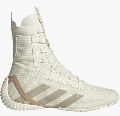 New Men s Adidas Boxing Speedex 23 High Top Shoes Off White JH8822 Size 9