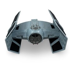 Vintage Star Wars Action Fleet Darth Vader TIE Advanced x1 Gray Starfighter 1995