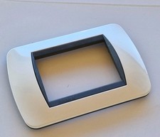 Bticino L4803PB placca Living International bianco bianca 3 moduli