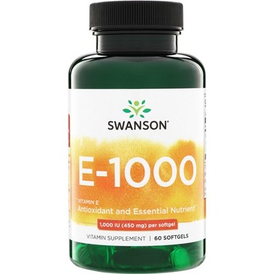 Swanson vitamin e 1,000 iu 1,000 iu (450 Milligrams) 60 Softgels
