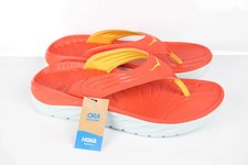 Hoka Ora Recovery Flip Flop Fiesta Amber Yellow Sandals Men's Size 11 NWT