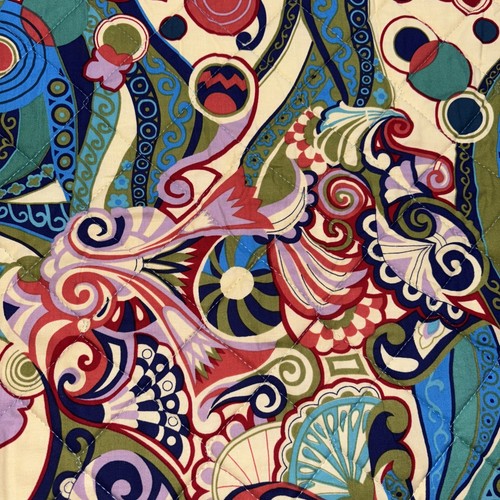 Alexander Henry Cotton Quilted Fabric Bascha Bright Colorful 38” x 42 inches - Picture 7 of 13