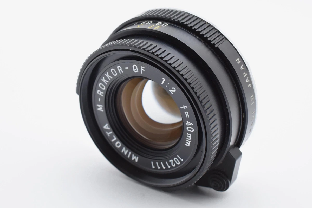 Minolta f/2 Camera Lenses 40mm Focal for sale | eBay