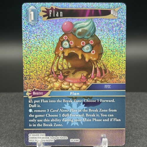 Flan 23-036C Foil Final Fantasy Opus Card - Picture 1 of 2