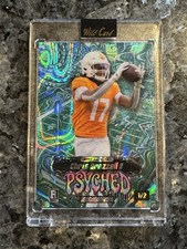 2026 Wild Card Psyched Rookie Chris Brazzell 1/2 Tennessee Volunteers/Panthers. rookie card picture