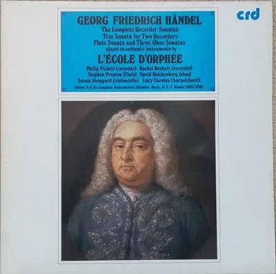 2xLP Händel The Complete Recorder Sonatas / Trio Sonata For Two Recorders / Flu