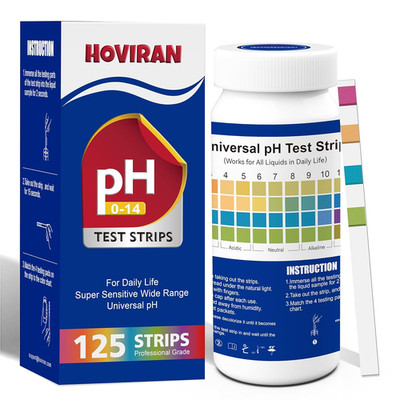 Universal Ph Test Strips 0-14, Quick Reliable Ph Testing Kit for Water, Soap