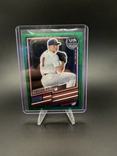 2026 Panini Stars & Stripes Prizm Green Scope /99 Carson Bolemon