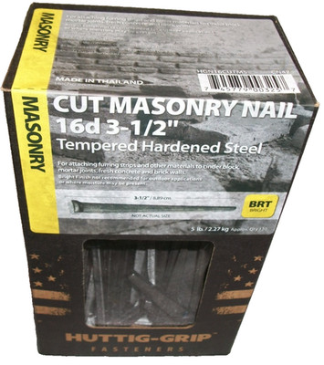 Huttig Grip 16d Cut Masonry Nail Mount 3 1/2 in 5 lb 130 Nails