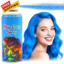 Blue Hair Spray, Temporary Dye Spray For Kids Women, Washable One-