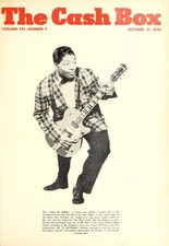 BO DIDDLEY - 1959 Singer & Musician Music Ad - 5 x 7 inch Photo