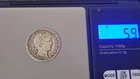 1914 Barber Quarter Silver Coin - United States 25 Cents - 5.9g Circulated