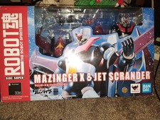 BANDAI ROBOT SPIRITS MAZINGER X AND SCRANDER BOX 6/10 FIGURE 10/10