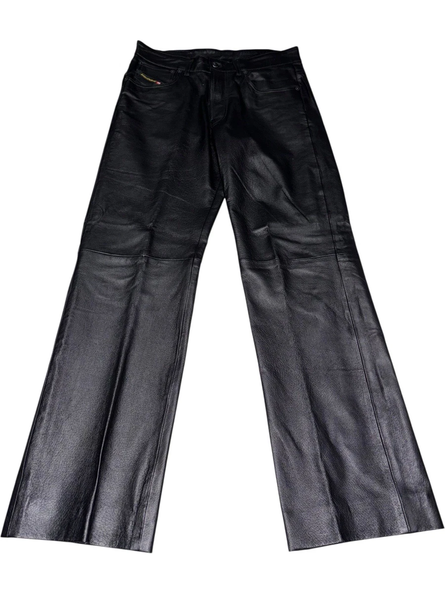 Diesel Leather Pants for Men for sale - eBay