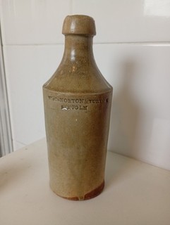 Early slip glazed porter from Norton and Turton of Lincoln