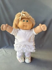 1984 Coleco Cabbage Patch Blonde Side Pony Green Eyes Madonna Like a Virgin HM9