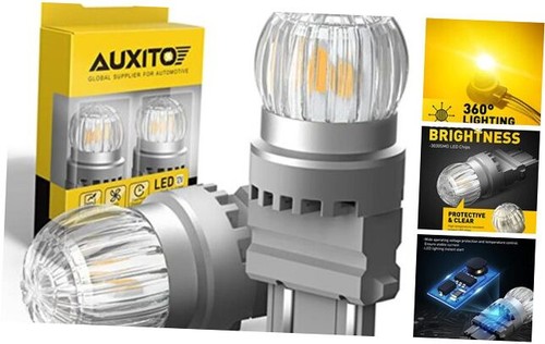 3157 LED Bulb Turn Signal Amber Yellow Super Bright, 3056 3156 4057 4157 LED
