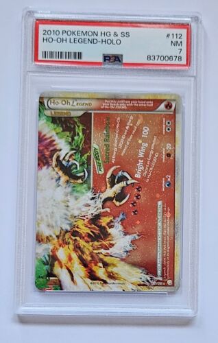 Ho-Oh Legend PSA 7 NM HeartGold & SoulSilver Holo 2010 Pokemon Card Game #112 - Picture 1 of 5